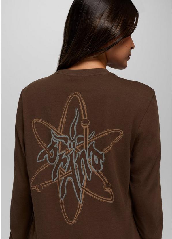 Heritage Graphic Long Sleeve Tee, Color: Dark Roast Atom, image 6