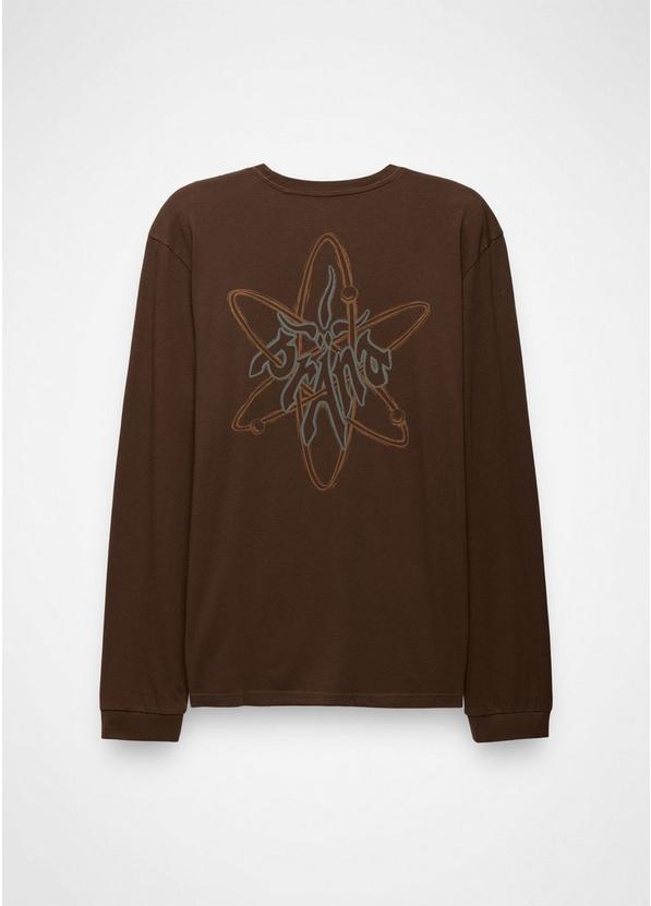 Heritage Graphic Long Sleeve Tee, Color: Dark Roast Atom, image 1