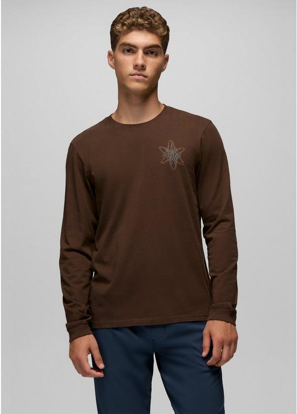 Heritage Graphic Long Sleeve Tee, Color: Dark Roast Atom, image 3
