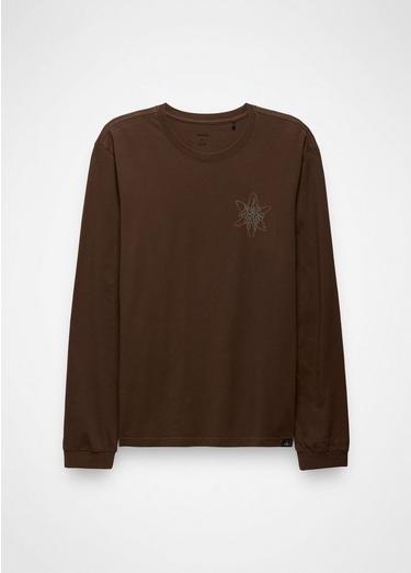 Heritage Graphic Long Sleeve Tee, Color: Dark Roast Atom, image 4