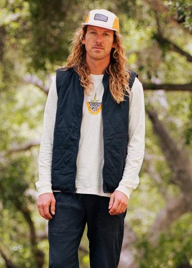 Heritage Graphic Long Sleeve Tee, Color: Canvas Roots, image 2