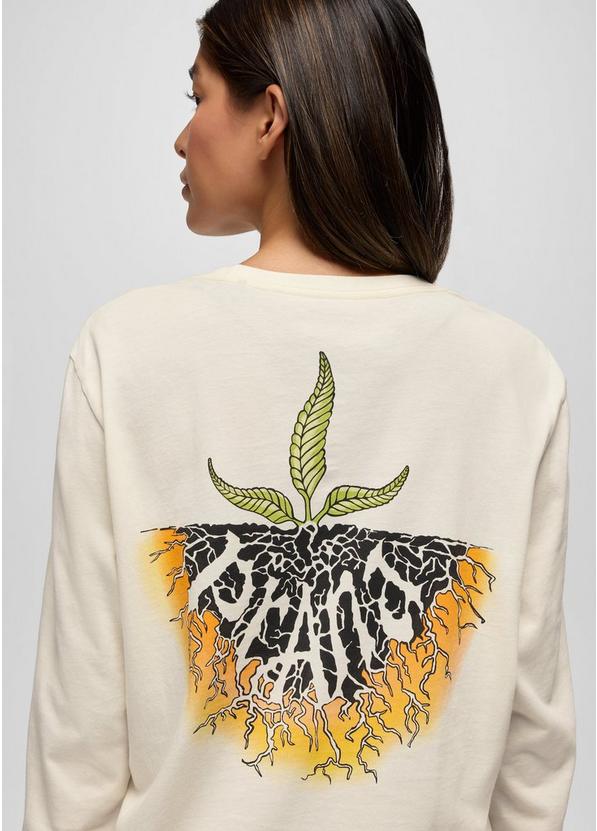 Heritage Graphic Long Sleeve Tee, Color: Canvas Roots, image 7