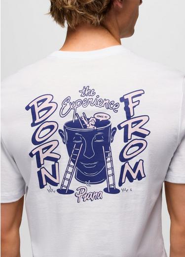 prAna Open Your Mind Graphic Tee, Color: Soft White, image 4