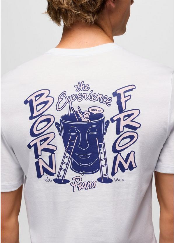 prAna Open Your Mind Graphic Tee, Color: Soft White, image 4