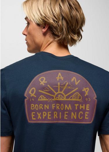 prAna Solar Arch Graphic Tee, Color: Stormy Night, image 7