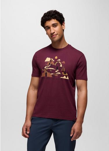 Everyday Wandering Graphic Tee, Color: Deep Vino, image 1