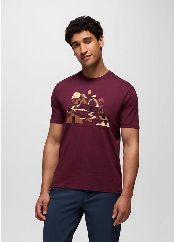 Everyday Wandering Graphic Tee, Color: Deep Vino, image 1