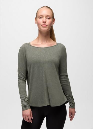 New Moon Long Sleeve, Color: Thyme, image 13