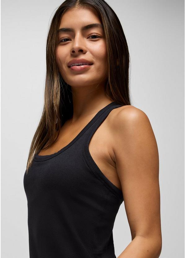 Heavana Racerback Midi Dress, Color: Black Heather, image 3