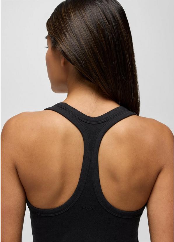 Heavana Racerback Midi Dress, Color: Black Heather, image 4