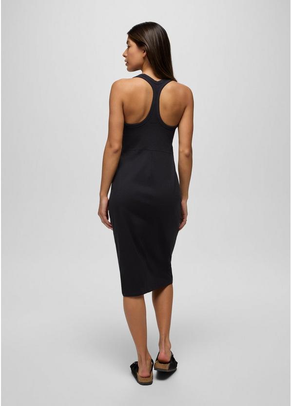 Heavana Racerback Midi Dress, Color: Black Heather, image 2