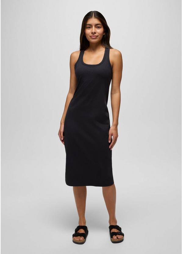 Heavana Racerback Midi Dress, Color: Black Heather, image 1