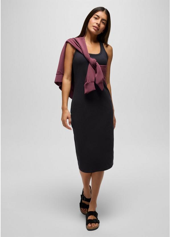 Heavana Racerback Midi Dress, Color: Black Heather, image 5