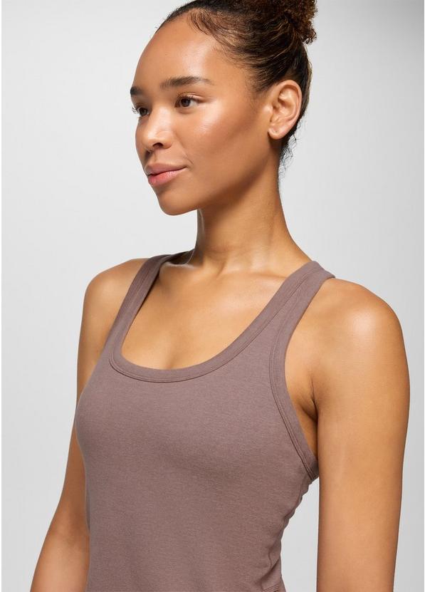 Heavana Racerback Midi Dress, Color: Carob Heather, image 3