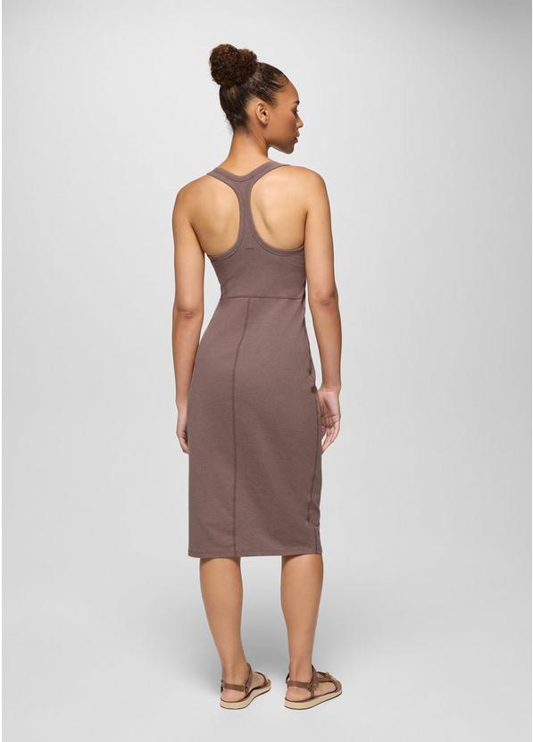 Heavana Racerback Midi Dress, Color: Carob Heather, image 2