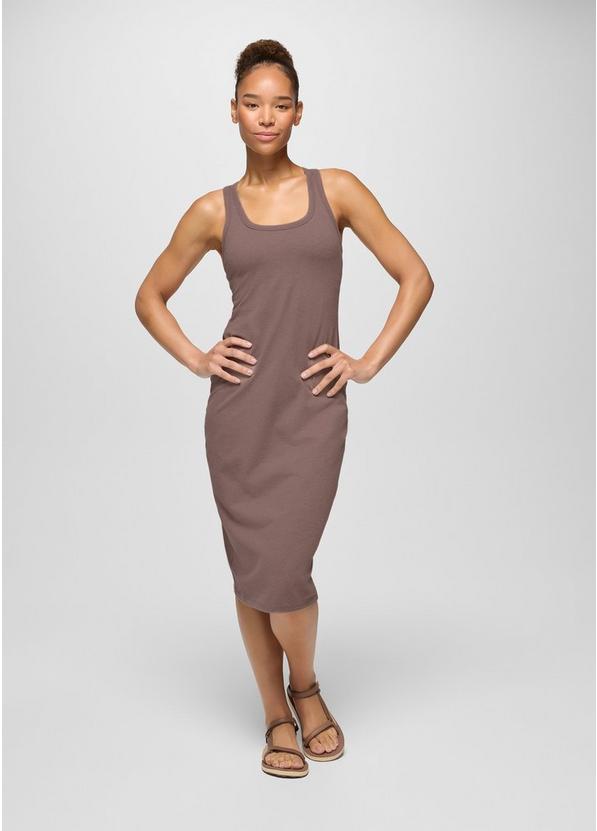 Heavana Racerback Midi Dress, Color: Carob Heather, image 5