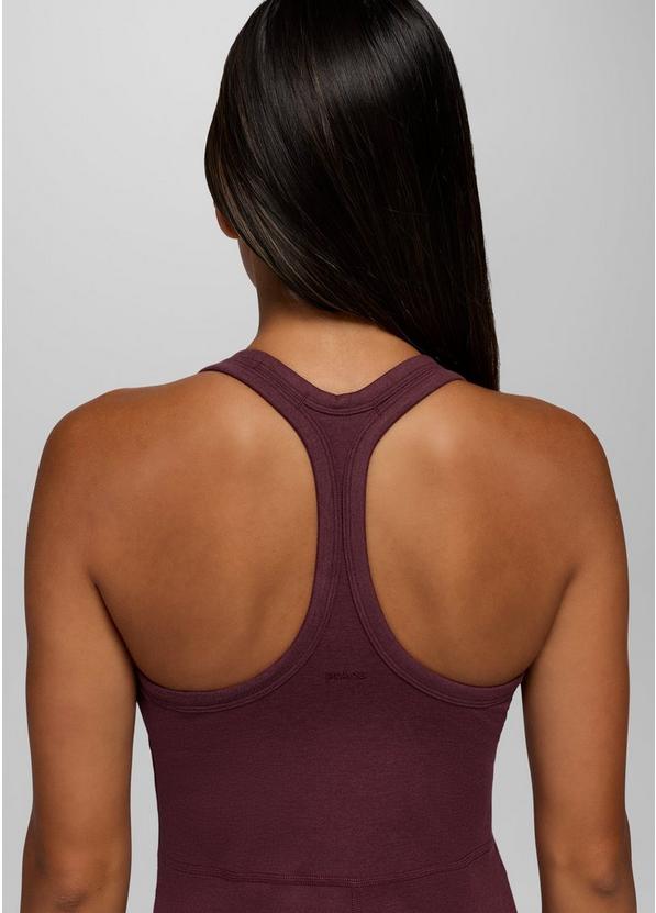 Heavana Racerback Midi Dress, Color: Deep Vino Heather, image 4