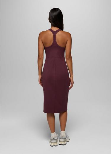Heavana Racerback Midi Dress, Color: Deep Vino Heather, image 2