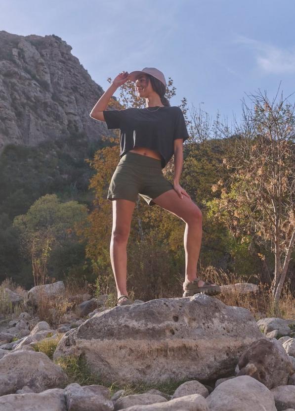 Everyday Crop Tee, Color: Black, image 4