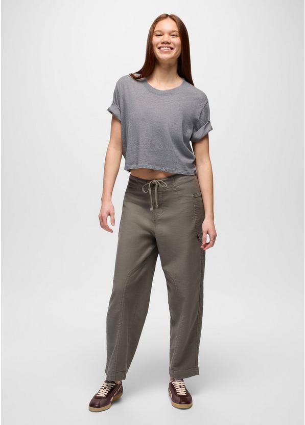 Everyday Crop Tee, Color: Medium Heather Grey, image 4