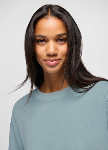 Everyday Crop Tee, Color: Saltwater, image 27