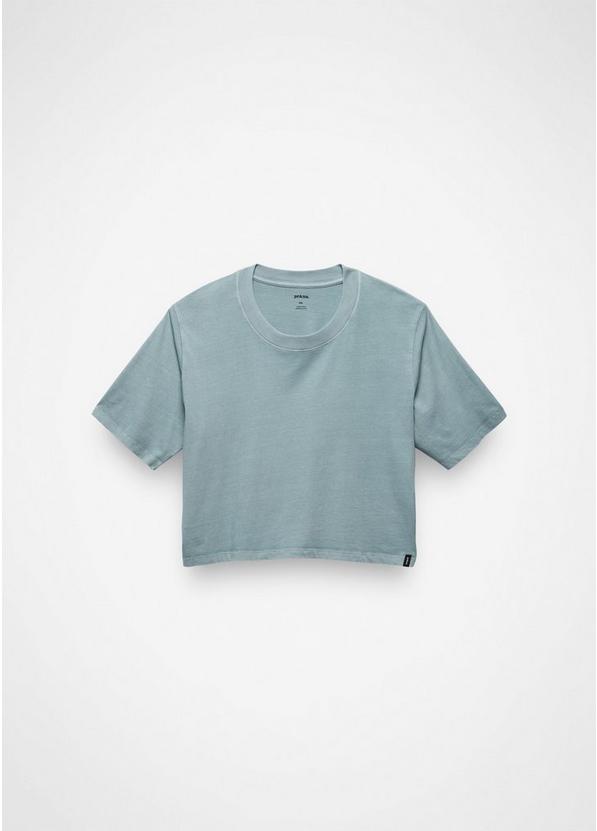 Everyday Crop Tee, Color: Saltwater, image 6