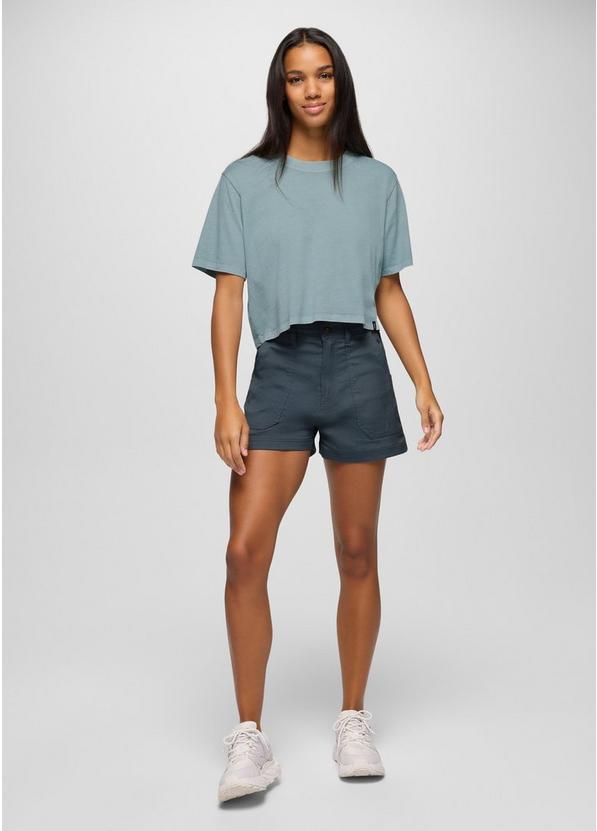 Everyday Crop Tee, Color: Saltwater, image 5