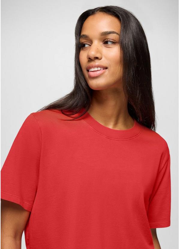 Everyday Crop Tee, Color: Rose Fire, image 3