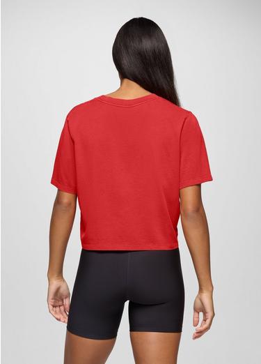 Everyday Crop Tee, Color: Rose Fire, image 30