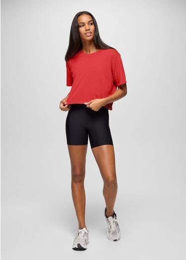 Everyday Crop Tee, Color: Rose Fire, image 32