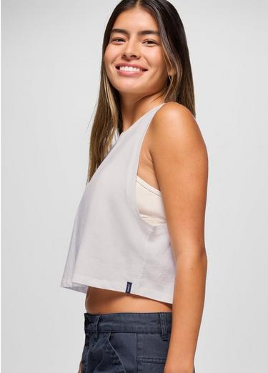 Everyday Crop Tank, Color: Soft White, image 15