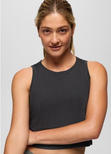 Everyday Crop Tank, Color: Nori, image 3