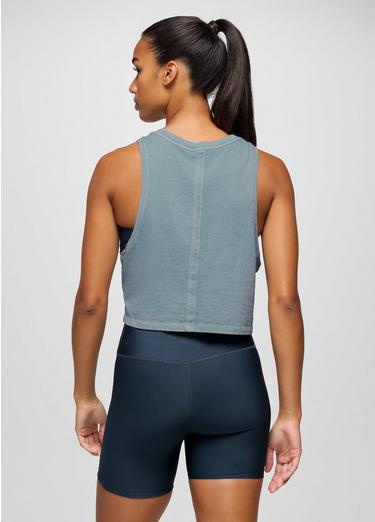 Everyday Crop Tank, Color: Saltwater, image 12