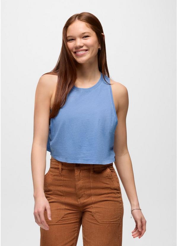 Everyday Crop Tank, Color: Blue Vibes, image 6