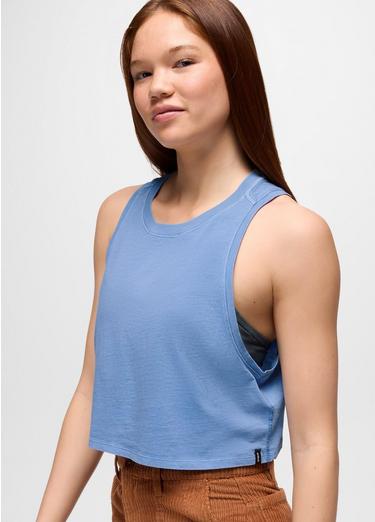 Everyday Crop Tank, Color: Blue Vibes, image 7