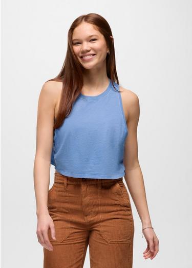 Everyday Crop Tank, Color: Blue Vibes, image 3