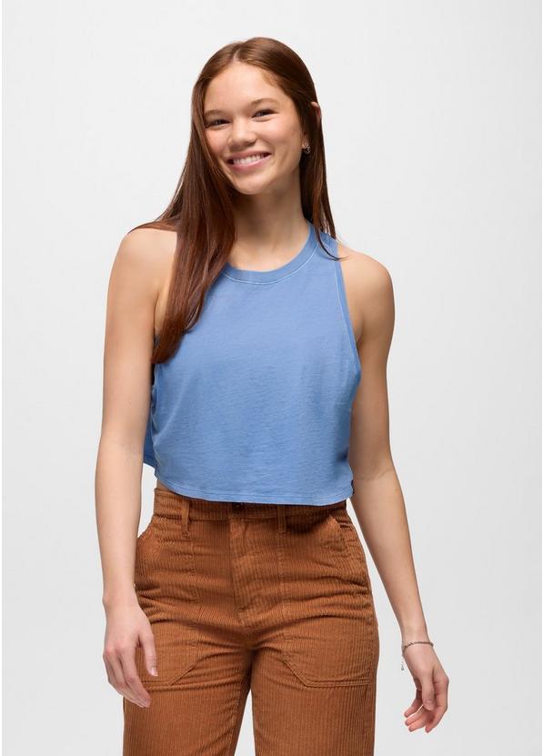 Everyday Crop Tank, Color: Blue Vibes, image 1