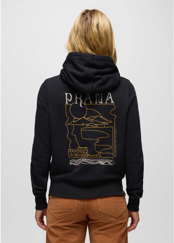 prAna Fleece Graphic Hoodie, Color: Black Mindscape, image 10