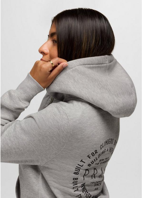 prAna Fleece Graphic Hoodie, Color: Heather Grey Simple Story, image 8
