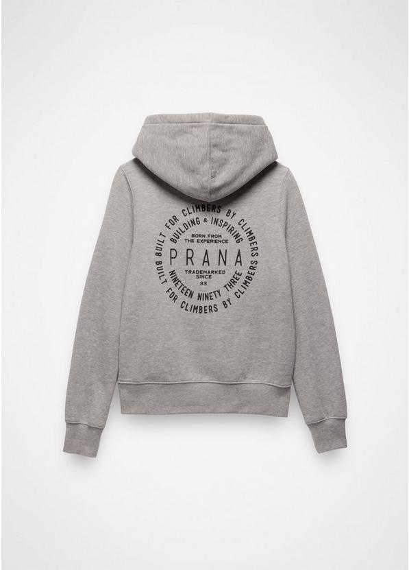 prAna Fleece Graphic Hoodie, Color: Heather Grey Simple Story, image 7