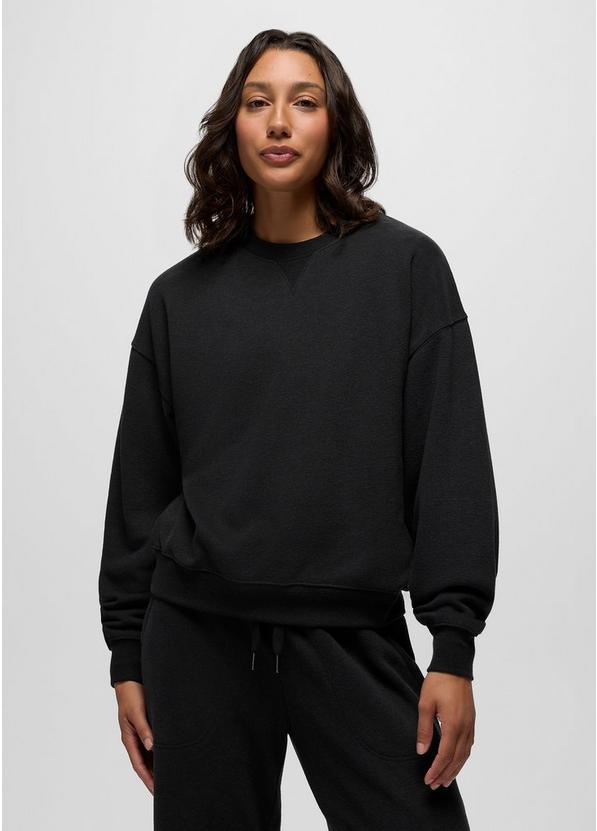 Cozy Up Crew Sweatshirt, Color: Black, image 7