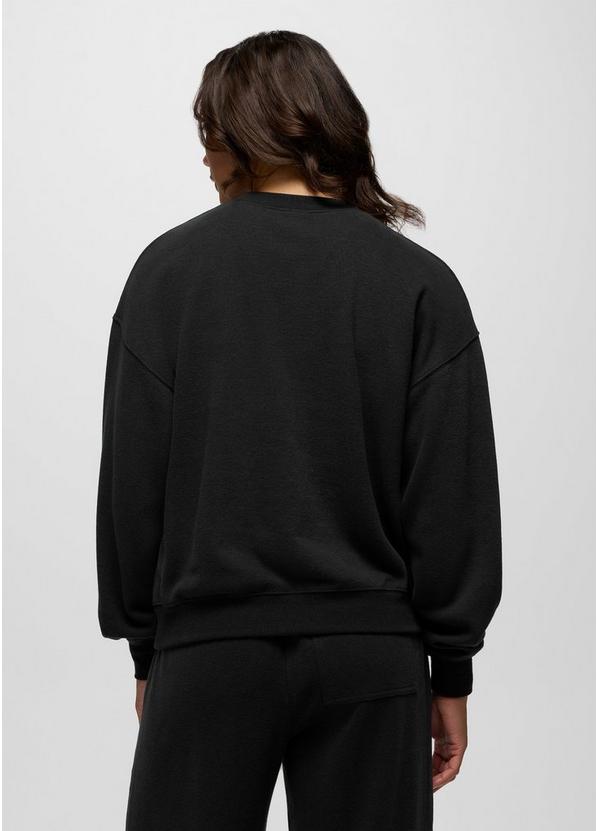 Cozy Up Crew Sweatshirt, Color: Black, image 2