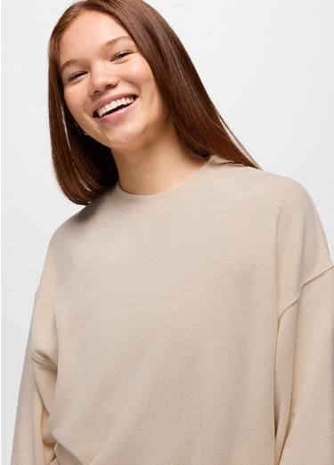 Cozy Up Crew Sweatshirt, Color: Canvas Heather, image 3
