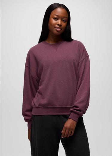 Cozy Up Crew Sweatshirt, Color: Vino, image 9