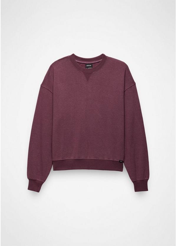 Cozy Up Crew Sweatshirt, Color: Vino, image 6