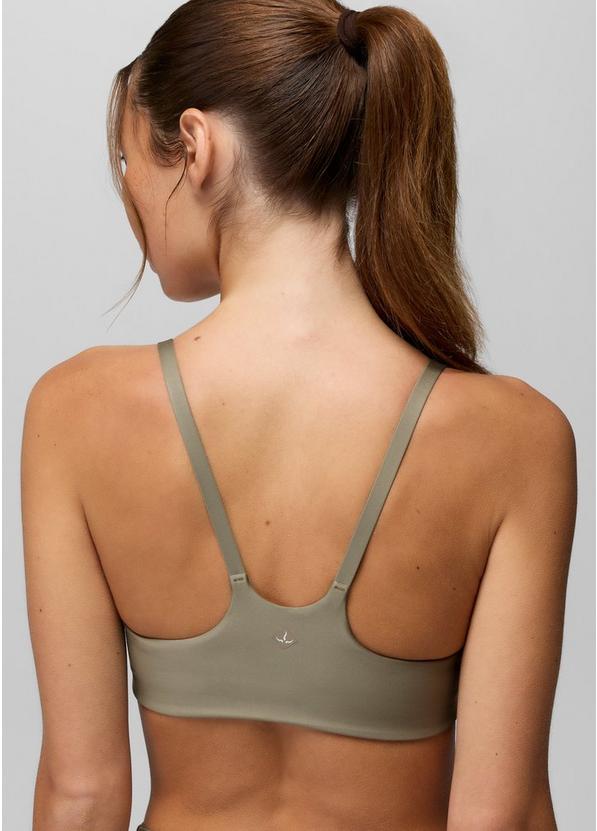 prAna Sculpt Scoop Bra, Color: Sage, image 4