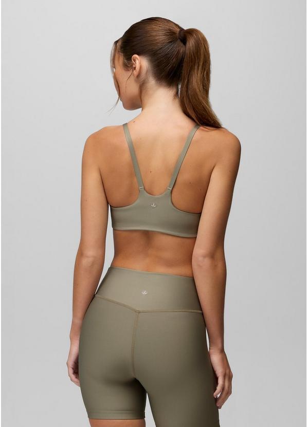 prAna Sculpt Scoop Bra, Color: Sage, image 2