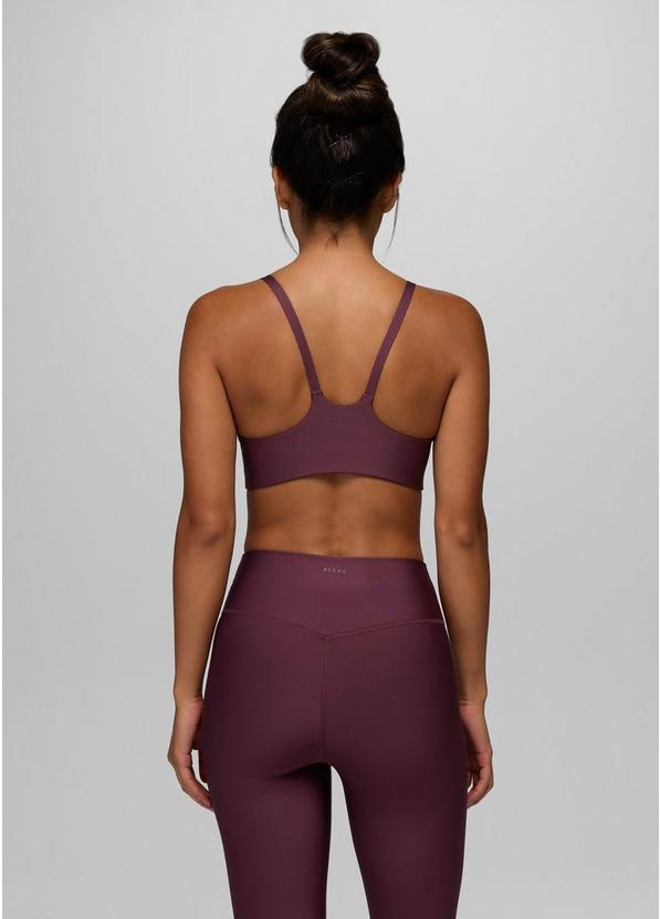 prAna Sculpt Scoop Bra, Color: Deep Vino, image 2