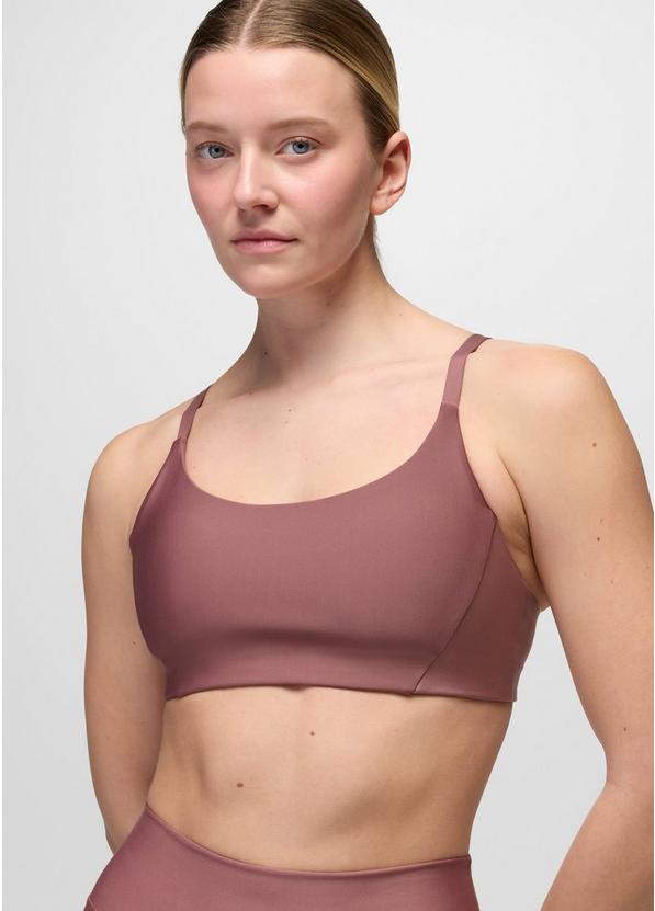 prAna Sculpt Scoop Bra, Color: Newberry, image 3