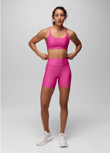 prAna Sculpt Scoop Bra, Color: Berry Beam, image 31